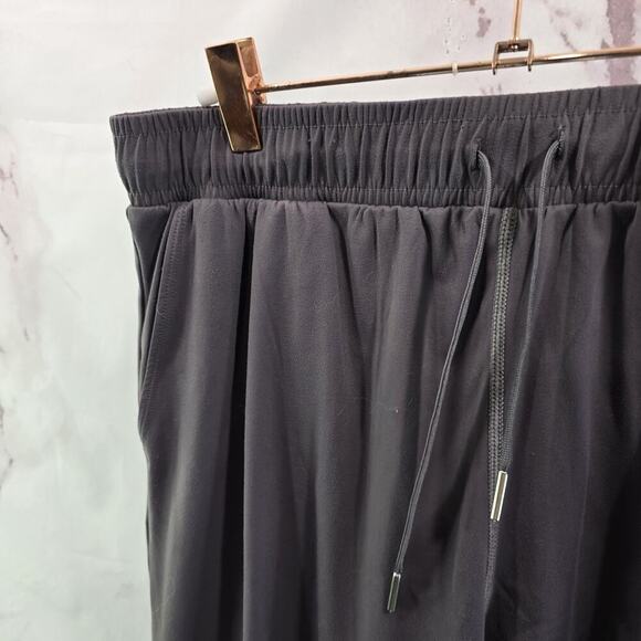 Zyia Pants Womens Medium Gray High Rise Drawstring Pull On Lounge Recovery - Picture 2 of 10